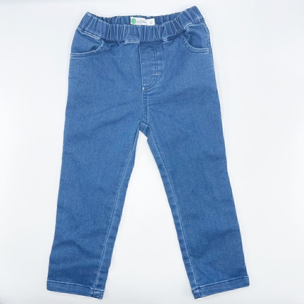 Mini Boden stretch denim joggers